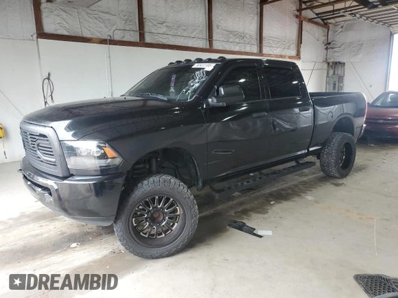 2018 Ram 2500 Tradesman with VIN 3C6UR5CL6JG415712, listed as a Copart auction lot 58923185 with 127,788 mi miles and Salvage title. Bid and sale history available at DreamBid. Image 1.