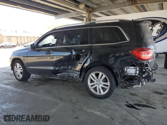 2017 Mercedes-Benz GLS 450 with VIN 4JGDF6EE2HA857803, listed as a Copart auction lot 63474225 with 83,823 mi miles and Salvage title. Bid and sale history available at DreamBid. Image 2.
