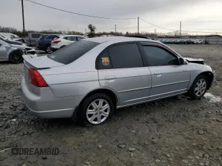2003 Honda Civic EX with VIN 2HGES25753H588044, listed as a Copart auction lot 49589215 with 231,351 mi miles and Salvage Title. Bid and sale history available at DreamBid. Image 3.