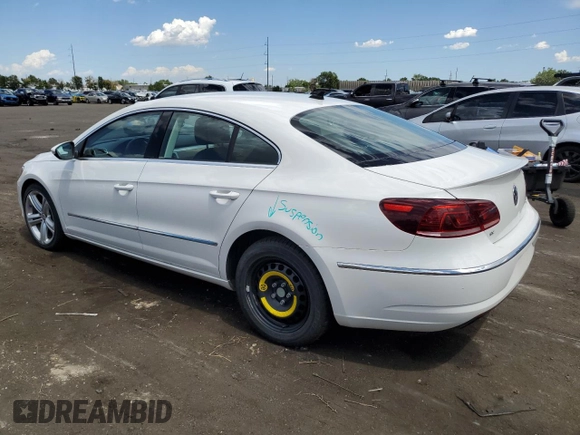 2013 Volkswagen CC Sport with VIN WVWBN7AN8DE509193, listed as a Copart auction lot 65256984 with 62,211 mi miles and Salvage Title. Bid and sale history available at carsss.com. Image 2.
