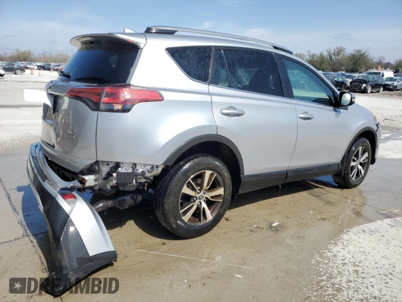 2018 Toyota RAV4 XLE with VIN 2T3RFREV3JW740122, listed as a Copart auction lot 51339045 with 115,293 mi miles and Salvage Title. Bid and sale history available at DreamBid. Image 3.