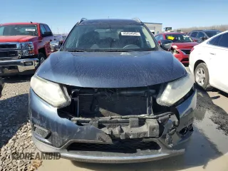 2015 Nissan Rogue SV with VIN KNMAT2MV5FP543728, listed as a Copart auction lot 46854045 with 177,819 mi miles and Salvage Title. Bid and sale history available at carsss.com. Image 5.