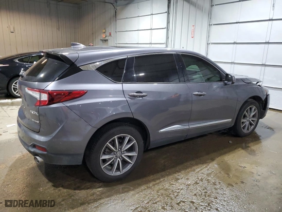 2019 Acura RDX w/Technology Pkg with VIN 5J8TC2H56KL013919, listed as a Copart auction lot 83765194 with 82,811 mi miles and Salvage Title. Bid and sale history available at carsss.com. Image 3.
