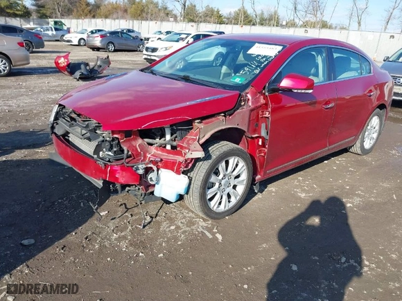 2012 Buick LaCrosse Premium 1 with VIN 1G4GD5ER7CF249061, listed as a IAAI auction lot 41555483 with 92,355 mi miles. Bid and sale history available at carsss.com. Image 2.