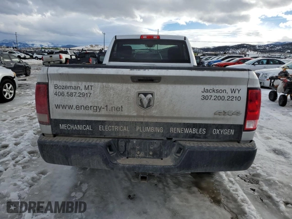 2018 Ram 1500 Tradesman with VIN 3C6JR7DT4JG271302, listed as a Copart auction lot 44548895 with 141,470 mi miles and Salvage title. Bid and sale history available at DreamBid. Image 6.