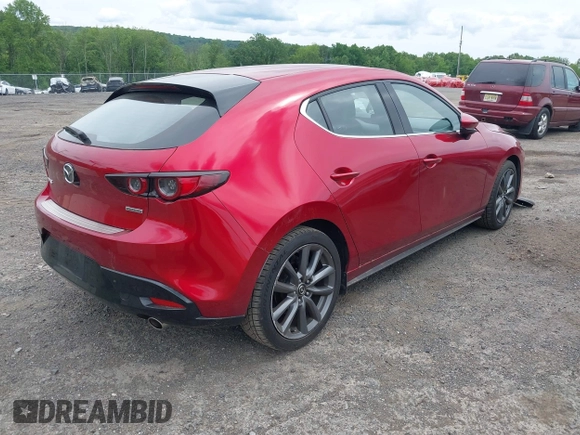 2019 Mazda 3 with VIN JM1BPALM9K1105772, listed as a IAAI auction lot 42350918 with 53,931 mi miles and . Bid and sale history available at DreamBid. Image 4.