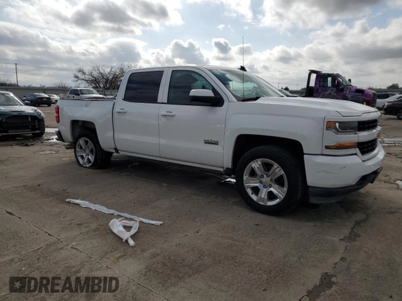 2018 Chevrolet Silverado 1500 Custom with VIN 3GCPCPECXJG390071, listed as a Copart auction lot 83893784 with 79,555 mi miles and Clean Title. Bid and sale history available at DreamBid. Image 4.