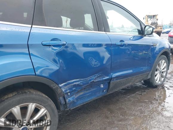 2017 Ford Escape Titanium with VIN 1FMCU9JD8HUA59000, listed as a IAAI auction lot 41559788 with 90,319 mi miles. Bid and sale history available at carsss.com. Image 17.