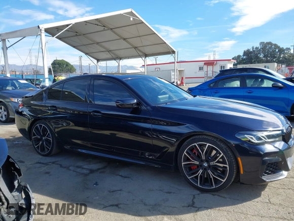 2023 BMW 5 Series 540i with VIN WBA53BJ06PWY11037, listed as a IAAI auction lot 41612304 with 37,274 mi miles and . Bid and sale history available at DreamBid. Image 13.