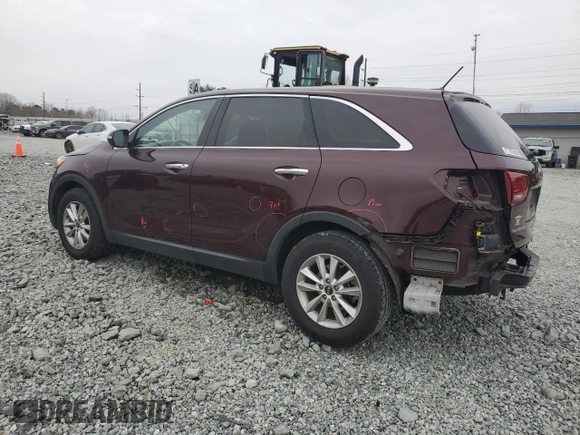 2019 Kia Sorento LX with VIN 5XYPG4A36KG444345, listed as a Copart auction lot 48313225 with 54,860 mi miles and Salvage Title. Bid and sale history available at carsss.com. Image 2.