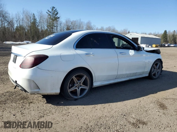 2018 Mercedes-Benz C 300 with VIN 55SWF4KB6JU237317, listed as a Copart auction lot 49681195 with 109,808 mi miles and Salvage Title. Bid and sale history available at DreamBid. Image 3.
