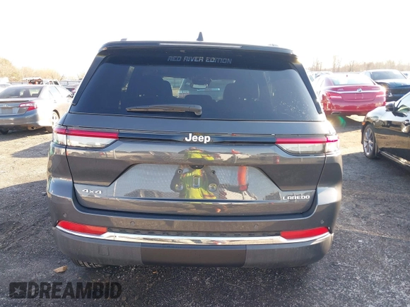 2024 Jeep Grand Cherokee Laredo X with VIN 1C4RJHAG3RC150680, listed as a IAAI auction lot 41390157 with 13,642 mi miles. Bid and sale history available at carsss.com. Image 16.