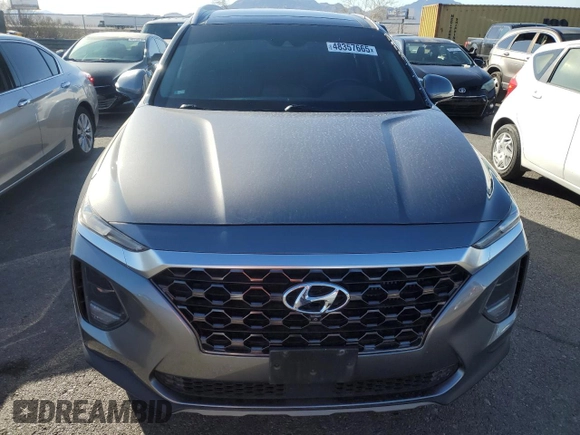 2019 Hyundai Santa Fe Ultimate with VIN 5NMS5CAA2KH059265, listed as a Copart auction lot 48357665 with 5,312 mi miles and Salvage Title. Bid and sale history available at carsss.com. Image 5.