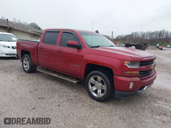 2018 Chevrolet Silverado 1500 LT with VIN 3GCUKREC2JG201754, listed as a IAAI auction lot 41944175 with 112,305 mi miles. Bid and sale history available at carsss.com. Image 1.