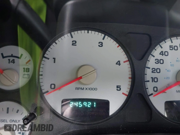 2005 Dodge 2500 SLT with VIN 3D7KS28C55G822248, listed as a IAAI auction lot 41110680 with 245,921 mi miles and . Bid and sale history available at DreamBid. Image 16.