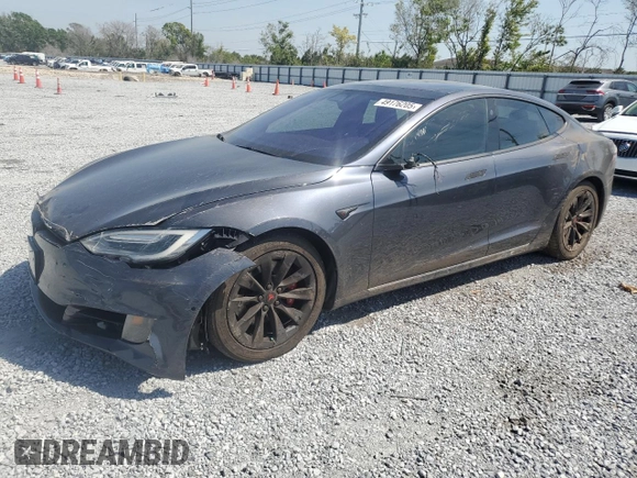 2016 Tesla Model S 90D with VIN 5YJSA1E27GF171698, listed as a Copart auction lot 49176205 with 107,913 mi miles and Salvage Title. Bid and sale history available at DreamBid. Image 1.