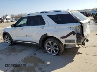 2020 Ford Explorer Platinum with VIN 1FM5K8HC9LGB96797, listed as a Copart auction lot 48329535 with 101,395 mi miles and Salvage Title. Bid and sale history available at carsss.com. Image 2.