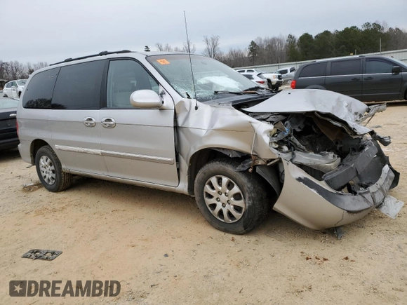 2004 Kia Sedona LX with VIN KNDUP131246544574, listed as a Copart auction lot 87650855 with 85,972 mi miles and Salvage Title. Bid and sale history available at carsss.com. Image 4.