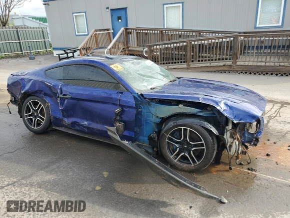 2015 Ford Mustang GT with VIN 1FA6P8CF0F5418662, listed as a Copart auction lot 55444845 with Not Provided miles and Salvage Title. Bid and sale history available at DreamBid. Image 4.