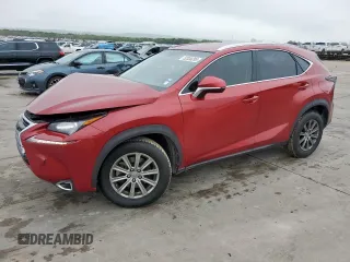 2017 Lexus NX with VIN JTJYARBZ9H2059934, listed as a Copart auction lot 52036095 with 121,676 mi miles and Salvage Title. Bid and sale history available at carsss.com. Image 1.