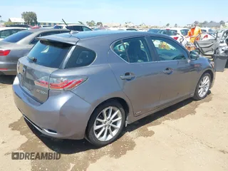 2013 Lexus CT 200h Hybrid with VIN JTHKD5BH6D2147686, listed as a IAAI auction lot 42117110 with 143,450 mi miles. Bid and sale history available at carsss.com. Image 4.