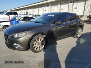 2015 Mazda 3 S Touring with VIN JM1BM1L39F1230745, listed as a Copart auction lot 53476225 with 164,318 mi miles and Salvage title. Bid and sale history available at DreamBid. Image 1.