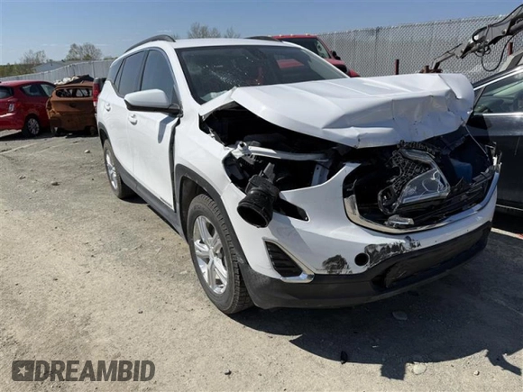 2020 GMC Terrain SLE z VIN 3GKALTEV6LL119894, wystawiony jako Copart lot #57132205 z przebiegiem Nie podano mil oraz Szkoda całkowita • Salvage title. Historia ofert i sprzedaży dostępna na DreamBid. Obrazek 4.
