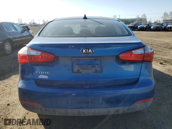 2014 Kia Forte LX with VIN KNAFX4A68E5201538, listed as a Copart auction lot 54534365 with 251,536 mi miles and Salvage Title. Bid and sale history available at carsss.com. Image 6.