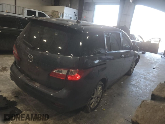 2012 Mazda 5 Grand Touring with VIN JM1CW2DL5C0140139, listed as a Copart auction lot 41837635 with 56,197 mi miles and Salvage title. Bid and sale history available at DreamBid. Image 3.