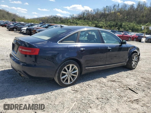 2011 Audi A6 Prestige with VIN WAUKGAFB1BN043249, listed as a Copart auction lot 53138405 with 133,230 mi miles and Salvage title. Bid and sale history available at DreamBid. Image 3.