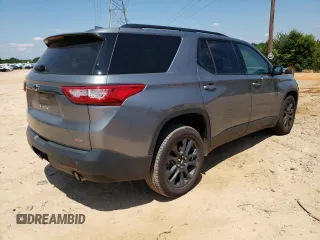 2019 Chevrolet Traverse High Country with VIN 1GNEVJKW6KJ256307, listed as a Copart auction lot 65735285 with 124,550 mi miles and Salvage title. Bid and sale history available at DreamBid. Image 3.