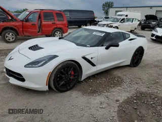 2016 Chevrolet Corvette Z51 2LT z VIN 1G1YK2D73G5106965, wystawiony jako Copart lot #55462435 z przebiegiem 121 880 mil mil oraz Szkoda całkowita • Salvage title. Historia ofert i sprzedaży dostępna na DreamBid. Obrazek 1.