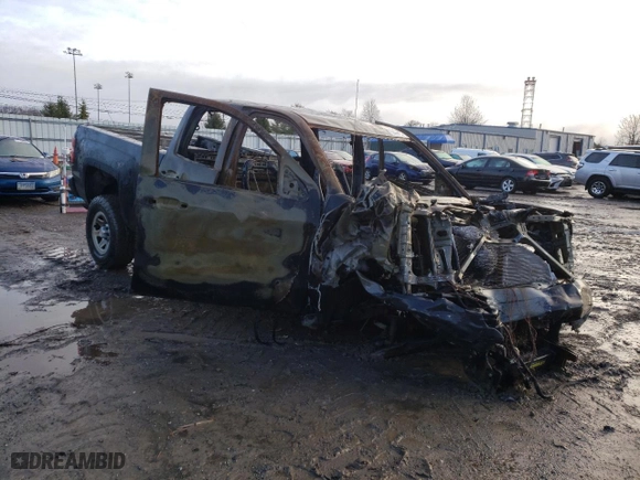 2018 Chevrolet Silverado 1500 Work Truck with VIN 1GCVKNEH7JZ241174, listed as a Copart auction lot 71478102 with 0 mi miles and Salvage Title. Bid and sale history available at carsss.com. Image 4.