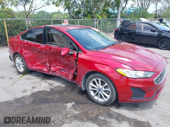 2020 Ford Fusion SE with VIN 3FA6P0HD5LR164755, listed as a IAAI auction lot 42092028 with 96,959 mi miles and . Bid and sale history available at DreamBid. Image 12.