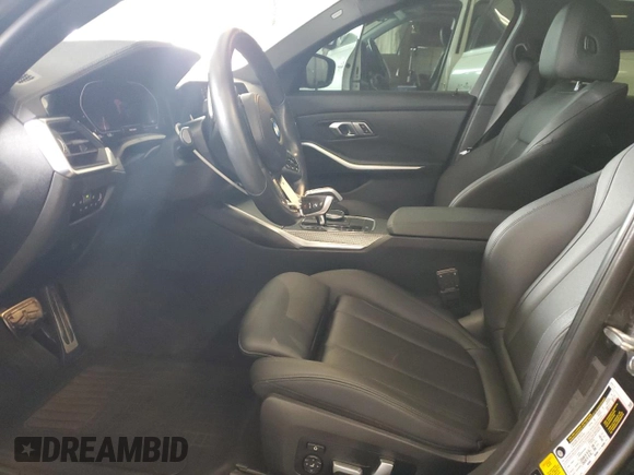 2019 BMW 3 Series 330i xDrive with VIN WBA5R7C57KAJ86027, listed as a Copart auction lot 61203435 with 41,486 mi miles and Salvage title. Bid and sale history available at DreamBid. Image 7.