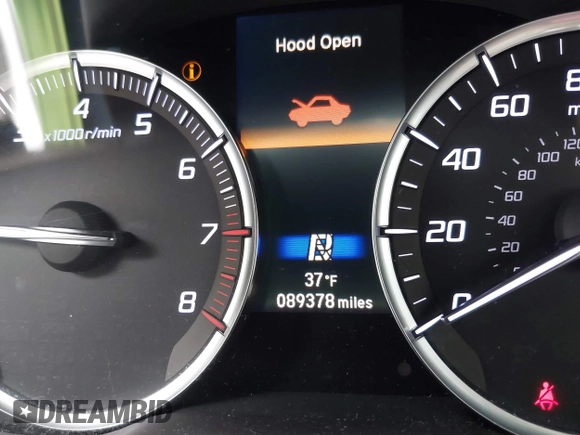 2019 Acura MDX Sport Hybrid w/Advance Pkg with VIN 5J8YD7H77KL000596, listed as a IAAI auction lot 41540974 with 89,378 mi miles. Bid and sale history available at carsss.com. Image 7.