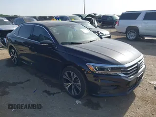 2021 Volkswagen Passat SE with VIN 1VWSA7A34MC005338, listed as a IAAI auction lot 42256754 with 55,590 mi miles and . Bid and sale history available at DreamBid. Image 1.
