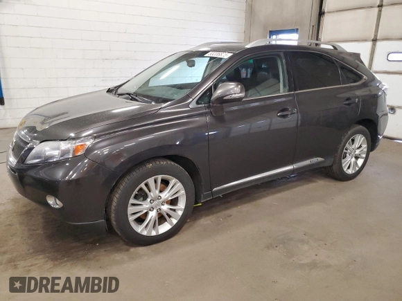 2010 Lexus RX 450h with VIN JTJBC1BA6A2412549, listed as a Copart auction lot 53206825 with 242,407 mi miles and Clean title. Bid and sale history available at DreamBid. Image 1.