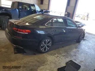 2020 Volkswagen Passat 2.0T SEL with VIN 1VWCA7A37LC014487, listed as a Copart auction lot 54011854 with 47,822 mi miles and Salvage Title. Bid and sale history available at carsss.com. Image 3.