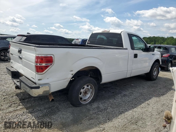 2013 Ford F-150 XL with VIN 1FTNF1CF2DKF00942, listed as a Copart auction lot 59525735 with 85,551 mi miles and Salvage title. Bid and sale history available at DreamBid. Image 3.