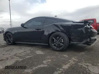 2024 Ford Mustang GT with VIN 1FA6P8CF3R5411497, listed as a Copart auction lot 55979545 with 6,607 mi miles and Salvage title. Bid and sale history available at DreamBid. Image 2.