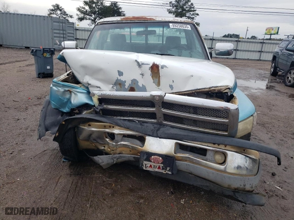 1996 Dodge Ram 1500 with VIN 1B7HC16Y0TJ144353, listed as a Copart auction lot 89258035 with 226,160 mi miles and Salvage Title. Bid and sale history available at carsss.com. Image 5.