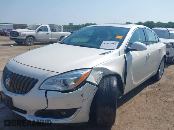 2014 Buick Regal z VIN 2G4GK5EX3E9322085, wystawiony jako IAAI lot #42450988 z przebiegiem 106 820 mil mil oraz . Historia ofert i sprzedaży dostępna na DreamBid. Obrazek 2.