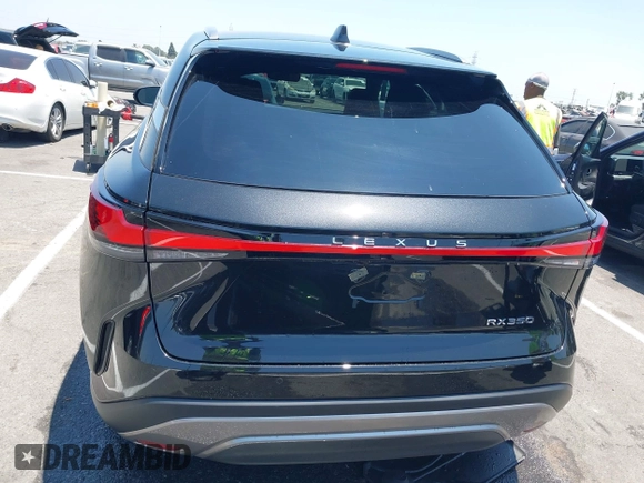 2025 Lexus RX 350 with VIN 2T2BAMBAXSC058589, listed as a IAAI auction lot 42620541 with 2,262 mi miles and . Bid and sale history available at DreamBid. Image 17.