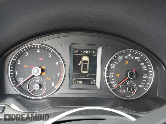 2013 Volkswagen Eos Sport с VIN WVWBW8AH8DV001948, выставлен на аукционе Copart как лот 56292615 с пробегом 75 398 миль миль и На запчасти • Non repairable. История ставок и продаж доступна на DreamBid. Изображение 9.