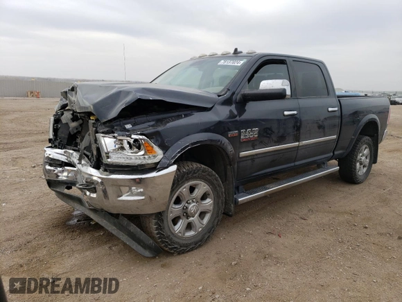 2015 Ram 2500 Laramie с VIN 3C6UR5FJ2FG678667, выставлен на аукционе Copart как лот 78137024 с пробегом 106 869 миль миль и Списание • Salvage title. История ставок и продаж доступна на DreamBid. Изображение 1.