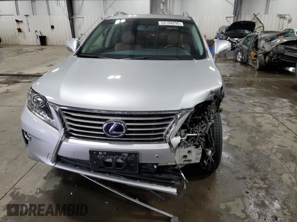 2015 Lexus RX 450h z VIN 2T2BC1BAXFC003493, wystawiony jako Copart lot #53108295 z przebiegiem 60 166 mil mil oraz Szkoda całkowita • Salvage title. Historia ofert i sprzedaży dostępna na DreamBid. Obrazek 5.
