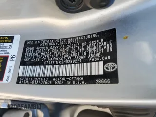 2017 Toyota Camry XLE with VIN 4T1BF1FK3HU289221, listed as a Copart auction lot 48936145 with 107,901 mi miles and Salvage Title. Bid and sale history available at carsss.com. Image 13.