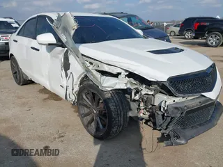 2016 Cadillac ATS-V with VIN 1G6AN5SY5G0110349, listed as a IAAI auction lot 41516564 with 73,497 mi miles. Bid and sale history available at carsss.com. Image 1.