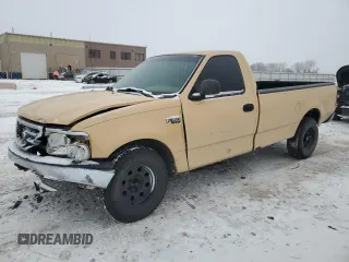 2002 Ford F-150 XL with VIN 1FTRF17202KD31428, listed as a Copart auction lot 45582885 with 218,548 mi miles and Salvage title. Bid and sale history available at DreamBid. Image 1.